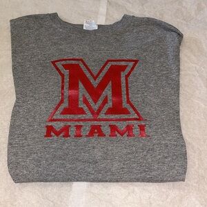 Gray Miami of Ohio shirt